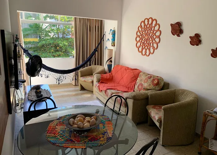 Apartamento Praia Das Asturias, 2 Minutos De Caminhada Para Praia, Piscina, Garagem Demarcada