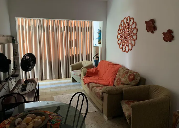 Apartamento Praia Das Asturias, 2 Minutos De Caminhada Para Praia, Piscina, Garagem Demarcada