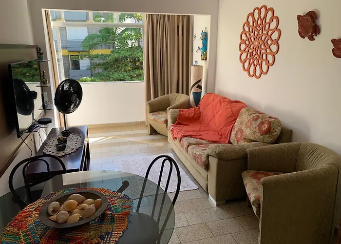 Apartamento Praia Das Asturias, 2 Minutos De Caminhada Para Praia, Piscina, Garagem Demarcada